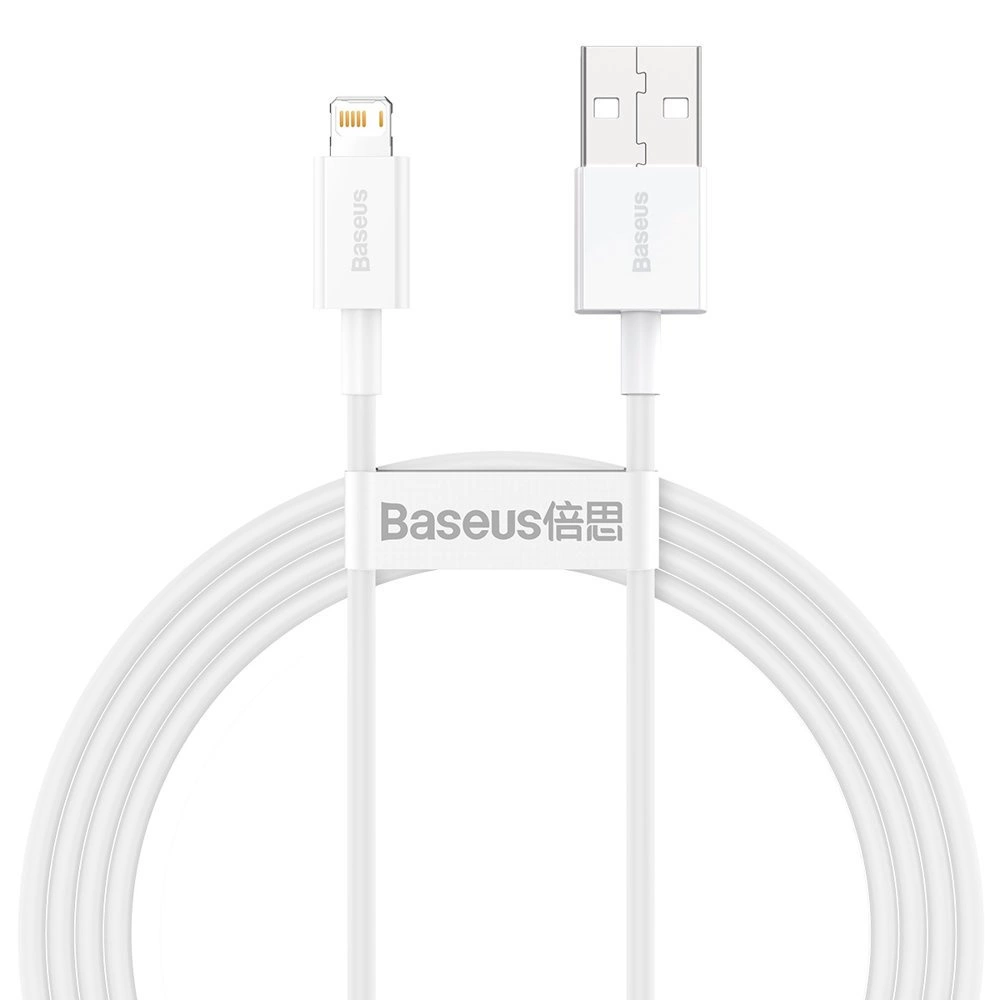 Baseus Superior USB - Lightning cable 2.4A 1.5 m White (CALYS-B02)eng