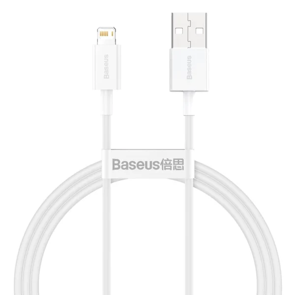 Baseus Superior USB - Lightning cable 2.4A 1 m White (CALYS-A02)eng