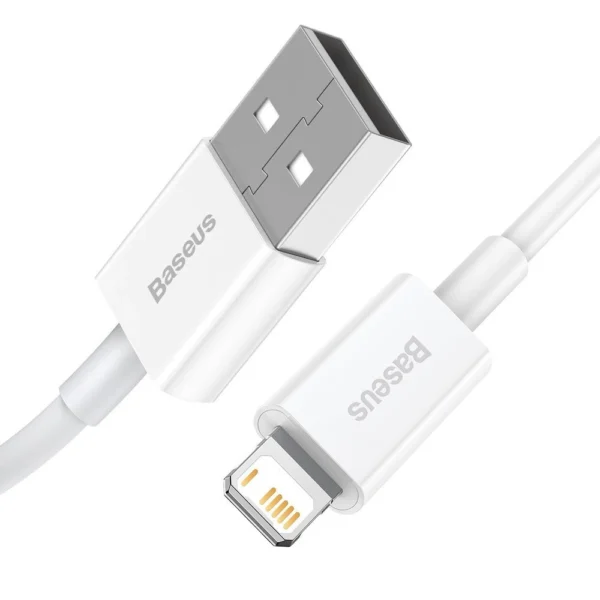 Baseus Superior USB - Lightning cable 2.4A 1 m White (CALYS-A02)eng