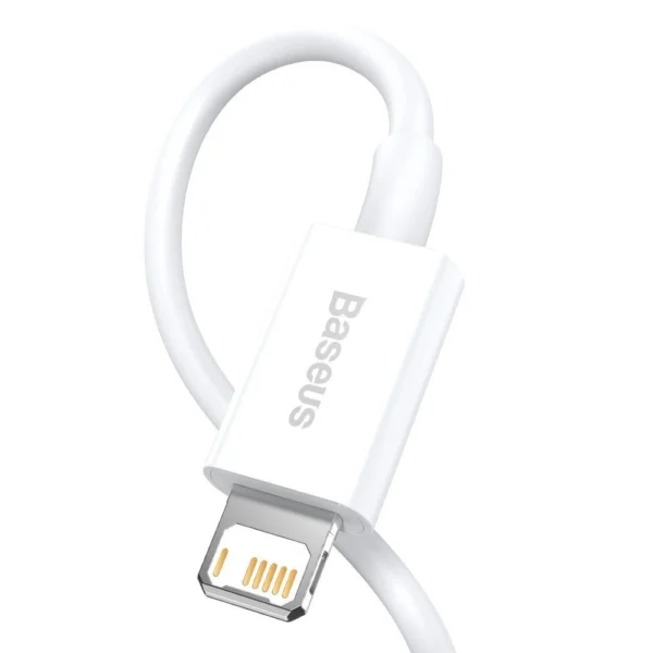 Baseus Superior USB - Lightning cable 2.4A 1 m White (CALYS-A02)eng
