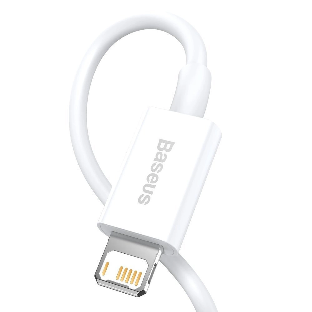 Baseus Superior USB - Lightning cable 2.4A 1 m White (CALYS-A02)eng