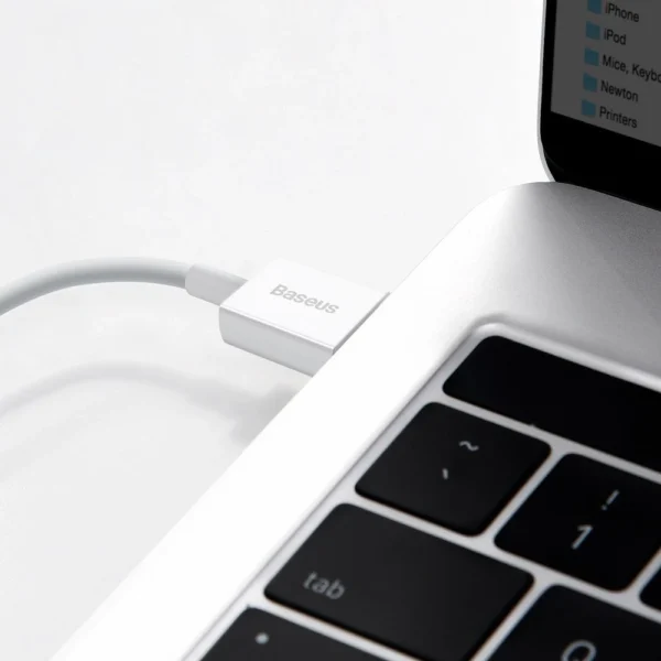 Baseus Superior USB - Lightning cable 2.4A 1 m White (CALYS-A02)eng
