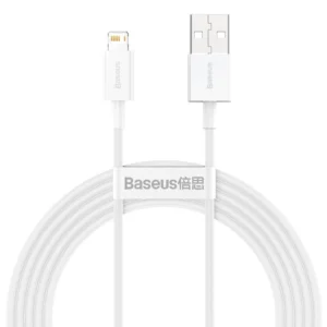 Baseus Superior USB - Lightning 2.4A 2 m cable White (CALYS-C02)eng