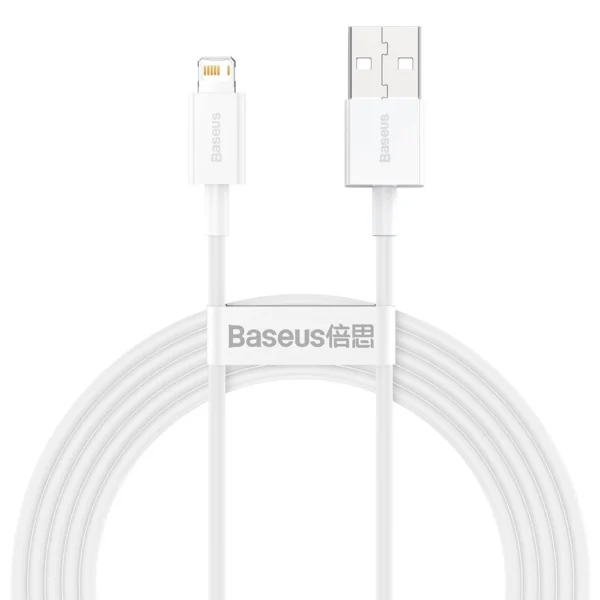 Baseus Superior USB - Lightning 2.4A 2 m cable White (CALYS-C02)eng
