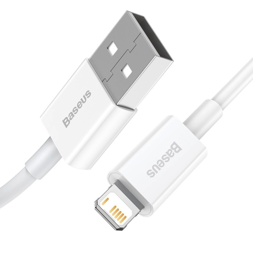 Baseus Superior USB - Lightning 2.4A 2 m cable White (CALYS-C02)eng