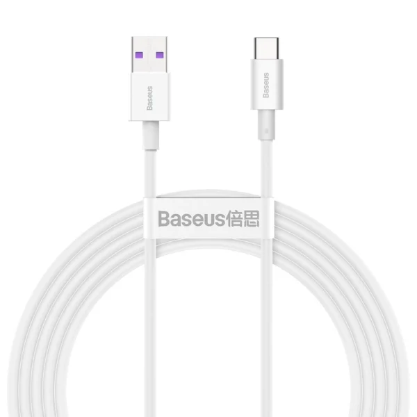 Baseus Superior cable USB - USB TypeC 66 W 6A 2 m White (CATYS-A02)eng