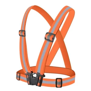 Adjustable reflective harness for a running bike - orangeeng