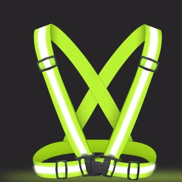 Adjustable reflective harness for a running bike - orangeeng