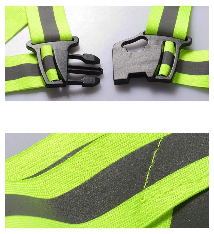 Adjustable reflective harness for a running bike - orangeeng