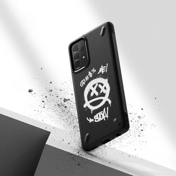 Ringke Onyx Design Durable TPU Case Cover for Samsung Galaxy A72 4G black (Paint) (OXSG0047)eng