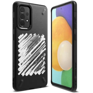 Ringke Onyx Design Durable TPU Case Cover for Samsung Galaxy A72 4G black (Paint) (OXSG0047)eng