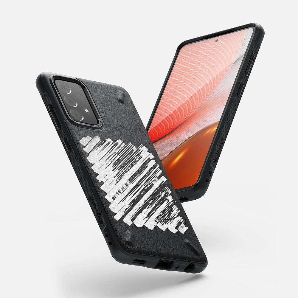 Ringke Onyx Design Durable TPU Case Cover for Samsung Galaxy A72 4G black (Paint) (OXSG0047)eng