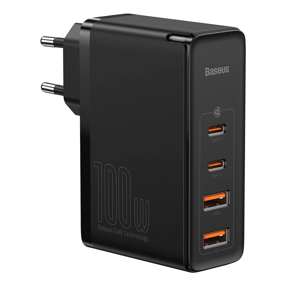 Baseus GaN2 Pro fast charger 100W USB / USB Type C Quick Charge 4+ Power Delivery black (CCGAN2P-L01)eng