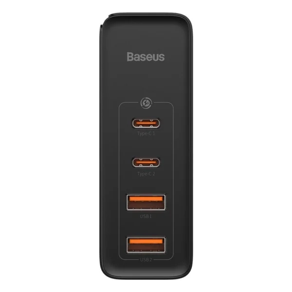 Baseus GaN2 Pro fast charger 100W USB / USB Type C Quick Charge 4+ Power Delivery black (CCGAN2P-L01)eng
