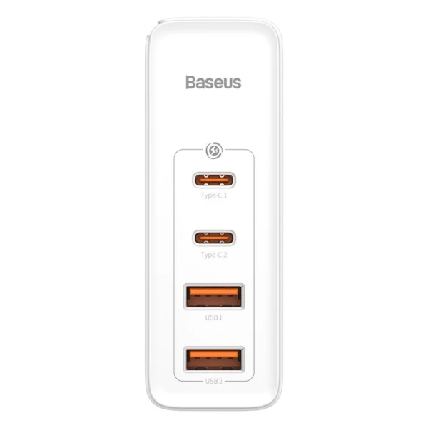 Baseus GaN2 Pro fast charger 100W USB / USB Type C Quick Charge 4+ Power Delivery white (CCGAN2P-L02)eng