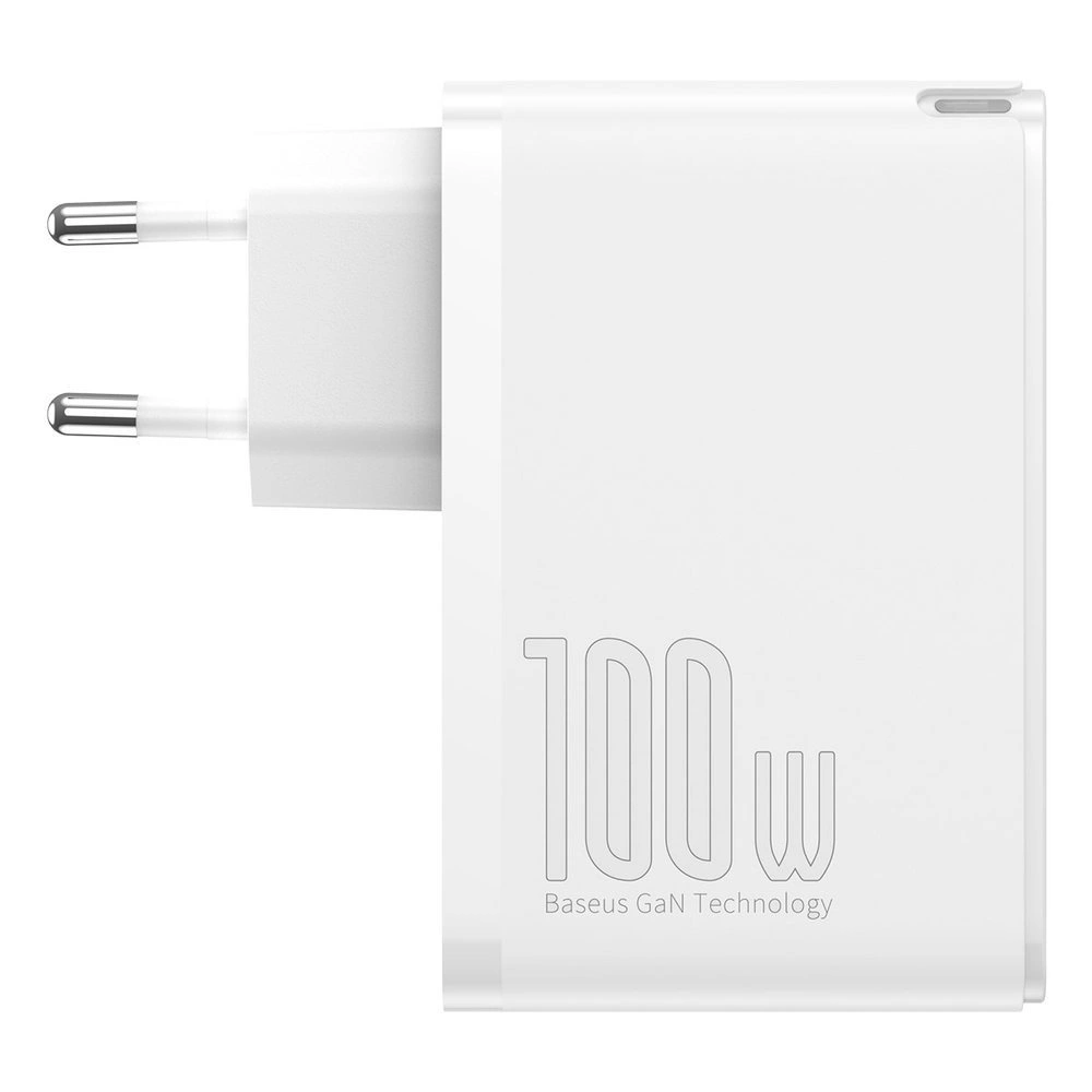 Baseus GaN2 Pro fast charger 100W USB / USB Type C Quick Charge 4+ Power Delivery white (CCGAN2P-L02)eng