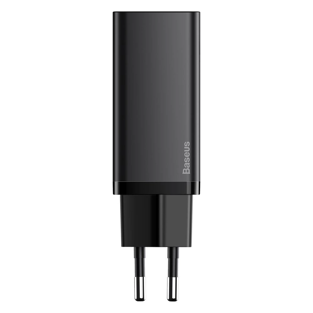 Baseus GaN2 Lite fast charger 65W USB / USB Type C Quick Charge 3.0 Power Delivery (gallium nitride) black (CCGAN2L-B01)eng