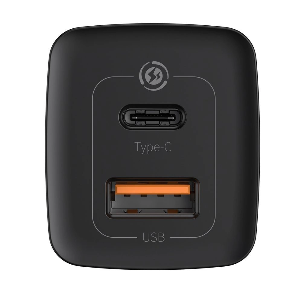 Baseus GaN2 Lite fast charger 65W USB / USB Type C Quick Charge 3.0 Power Delivery (gallium nitride) black (CCGAN2L-B01)eng
