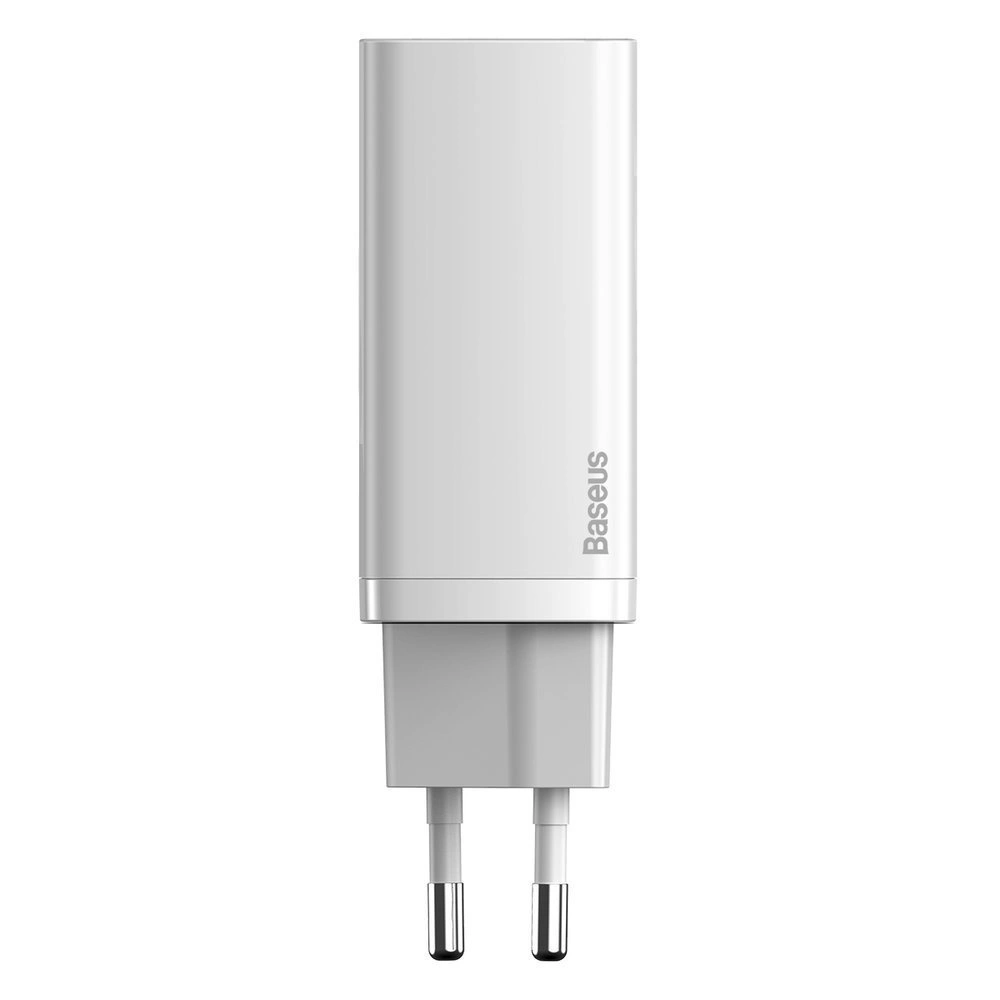 Baseus GaN2 Lite fast charger 65W USB / USB Type C Quick Charge 3.0 Power Delivery (gallium nitride) white (CCGAN2L-B02)eng