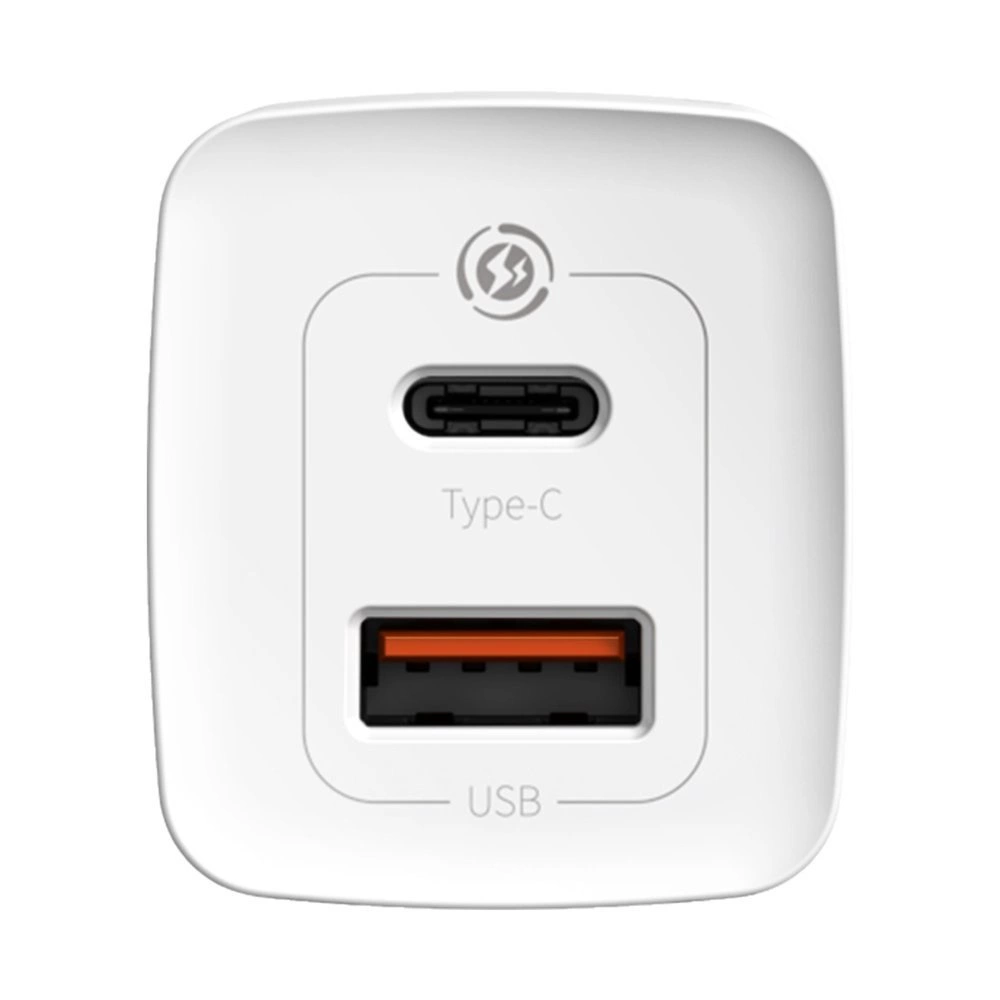Baseus GaN2 Lite fast charger 65W USB / USB Type C Quick Charge 3.0 Power Delivery (gallium nitride) white (CCGAN2L-B02)eng