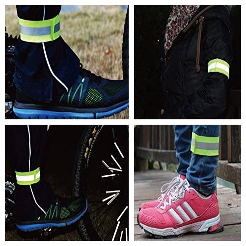 Reflective armband bicycle running Velcro 4cm yelloweng