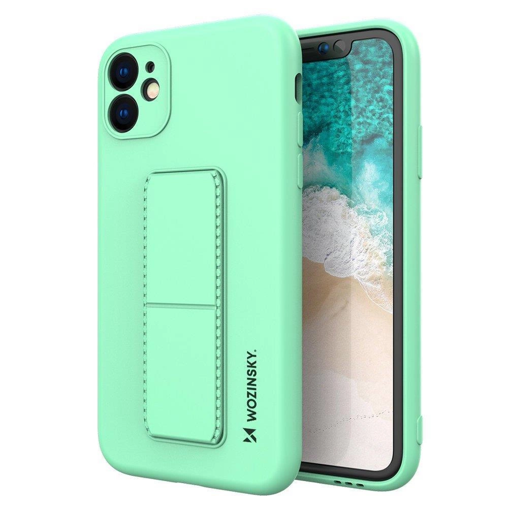 Wozinsky Kickstand Case silicone case with stand for iPhone 12 Pro Max minteng