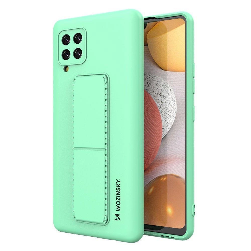 Wozinsky Kickstand Case Silicone Stand Cover for Samsung Galaxy A42 5G Minteng
