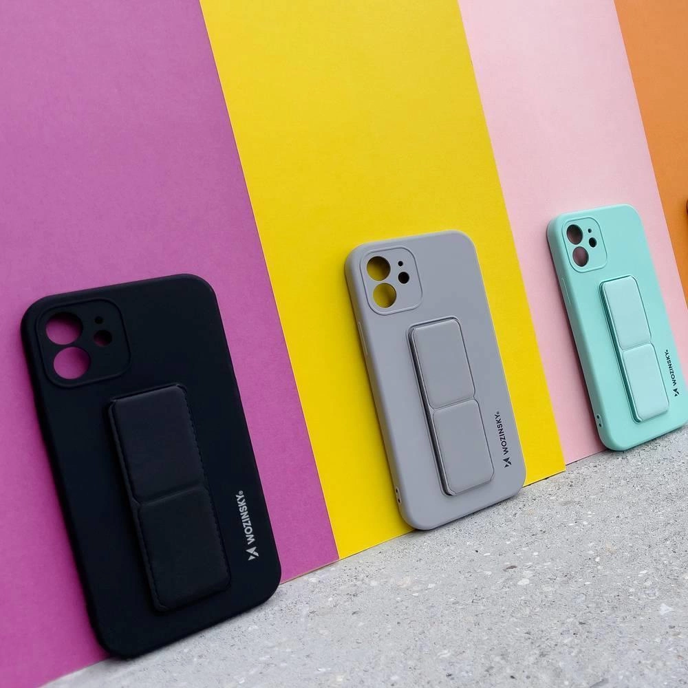 Wozinsky Kickstand Case silicone stand cover for Samsung Galaxy M31s redeng
