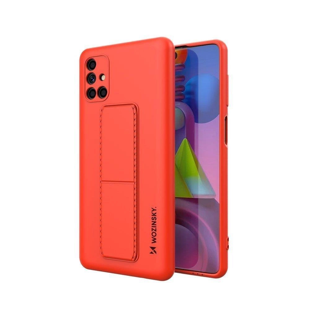 Wozinsky Kickstand Case silicone stand cover for Samsung Galaxy M51 redeng