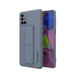 Wozinsky Kickstand Case silicone stand cover for Samsung Galaxy M51 blueeng