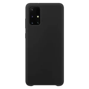 Silicone Case Soft Flexible Rubber Cover for Samsung Galaxy A72 4G blackeng