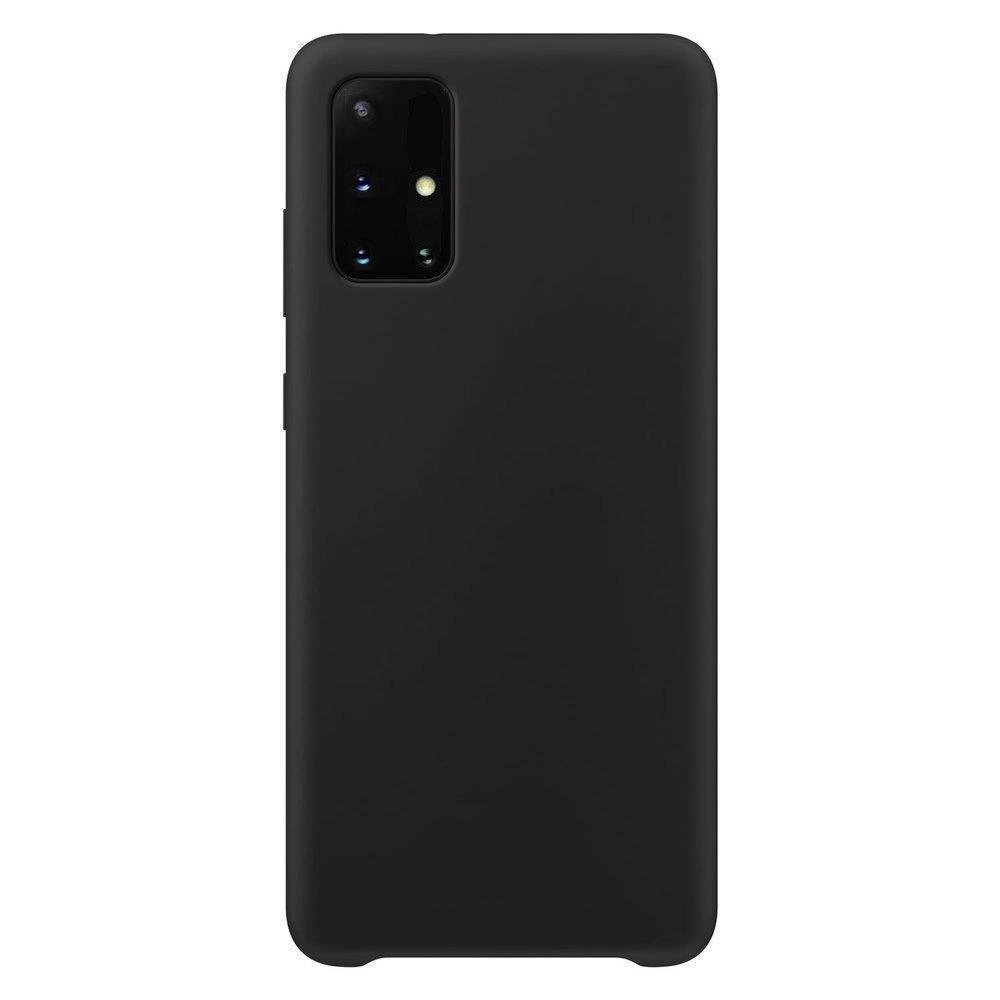 Silicone Case Soft Flexible Rubber Cover for Samsung Galaxy A72 4G blackeng