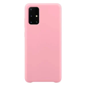 Silicone Case Soft Flexible Rubber Cover for Samsung Galaxy A72 4G pinkeng