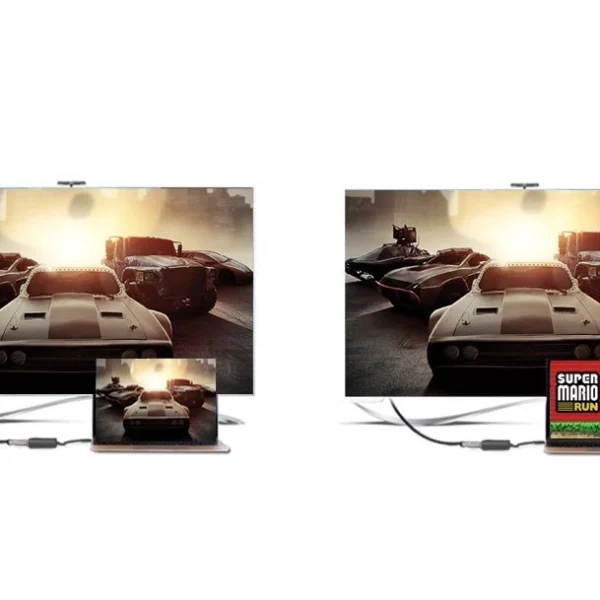 [ON RETURN] Ugreen cable cord adapter unidirectional adapter from HDMI (male) to VGA (female) FHD black (MM105 40253)eng