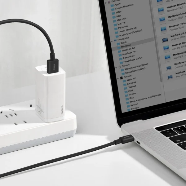 Baseus Superior USB Cable - USB Type C 66 W (11 V / 6 A) Huawei SuperCharge SCP 2 m black (CATYS-A01)eng