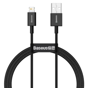 Baseus Superior USB - Lightning fast charging data cable 2,4 A 1 m black (CALYS-A01)eng