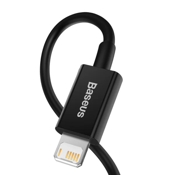 Baseus Superior USB - Lightning fast charging data cable 2,4 A 1 m black (CALYS-A01)eng