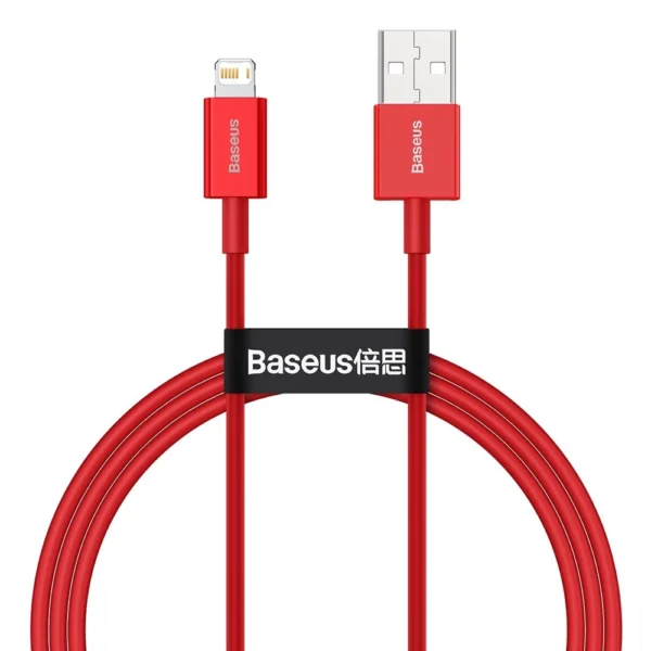 Baseus Superior USB - Lightning cable 2.4 A 1 m red (CALYS-A09)eng