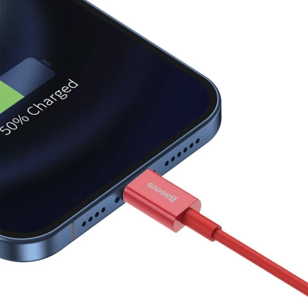 Baseus Superior USB - Lightning cable 2.4 A 1 m red (CALYS-A09)eng
