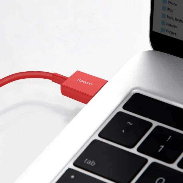 Baseus Superior USB - Lightning cable 2.4 A 1 m red (CALYS-A09)eng