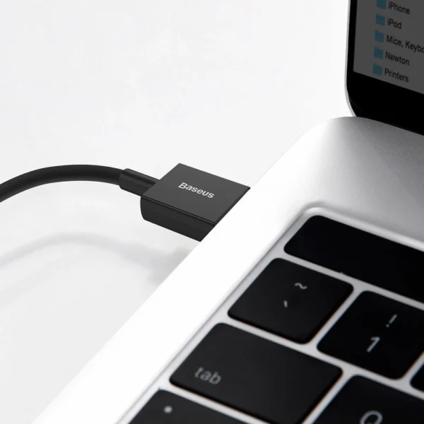 Baseus Superior USB - Lightning cable 2.4 A 2 m black (CALYS-C01)eng
