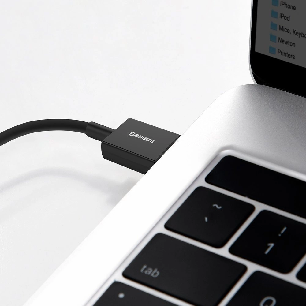 Baseus Superior USB - Lightning cable 2.4 A 2 m black (CALYS-C01)eng