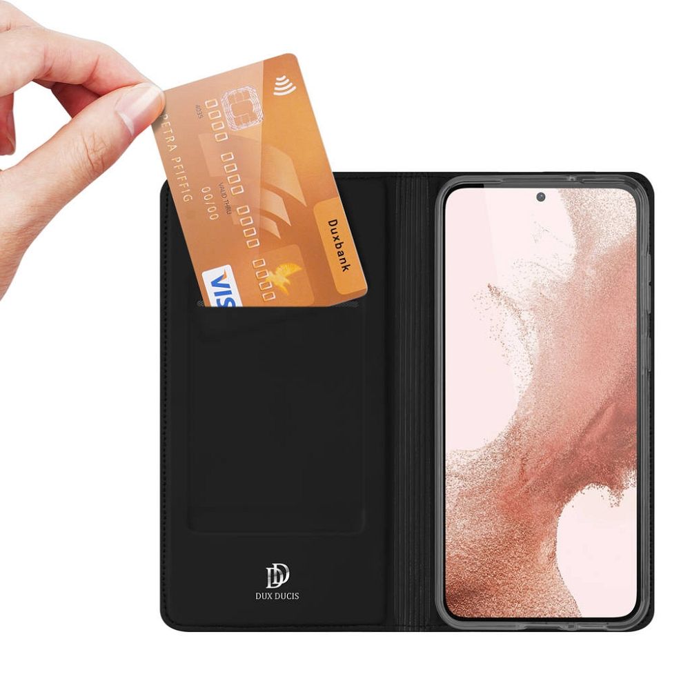 DUX DUCIS wallet case SKIN PRO for SAMSUNG S23 Plus black