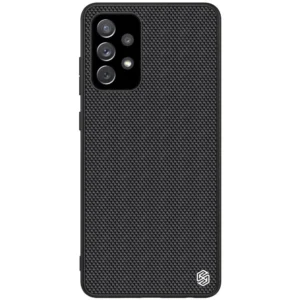 Nillkin Textured Case durable reinforced case with gel frame and nylon back for Samsung Galaxy A72 4G blackeng
