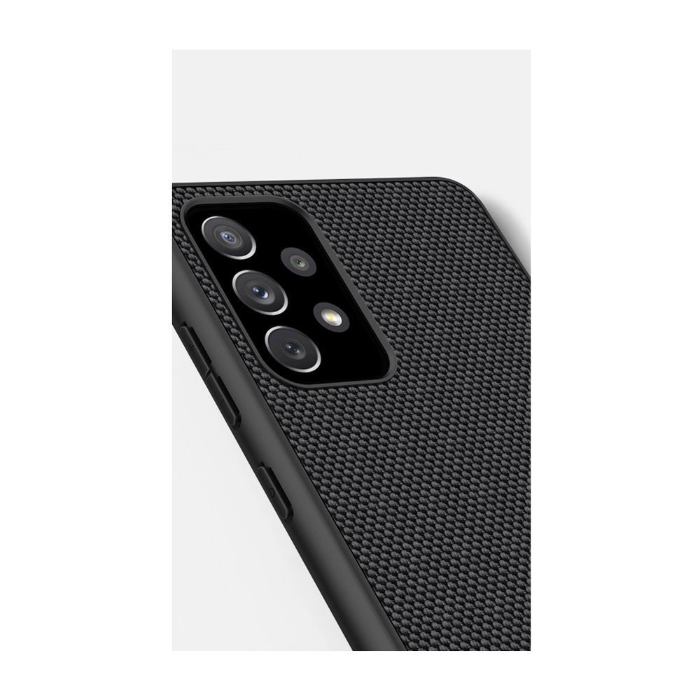Nillkin Textured Case durable reinforced case with gel frame and nylon back for Samsung Galaxy A72 4G blackeng