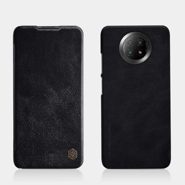 Nillkin Qin leather holster case for Xiaomi Redmi Note 9T 5G blackeng