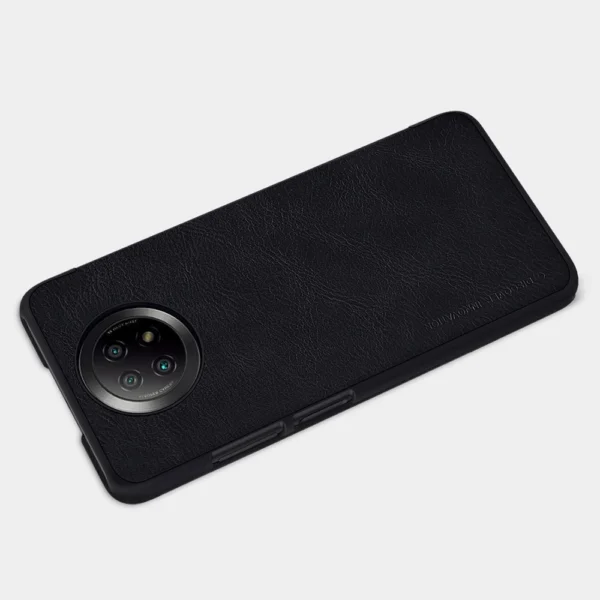 Nillkin Qin leather holster case for Xiaomi Redmi Note 9T 5G blackeng