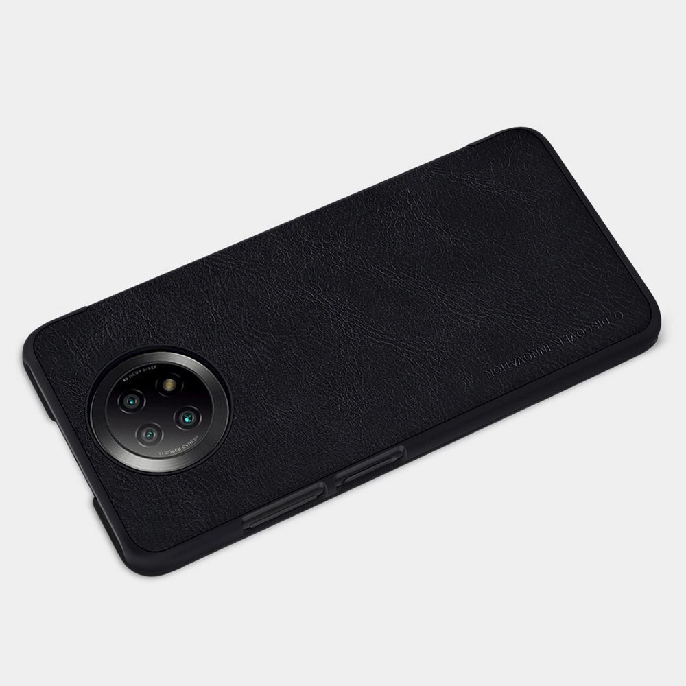 Nillkin Qin leather holster case for Xiaomi Redmi Note 9T 5G blackeng