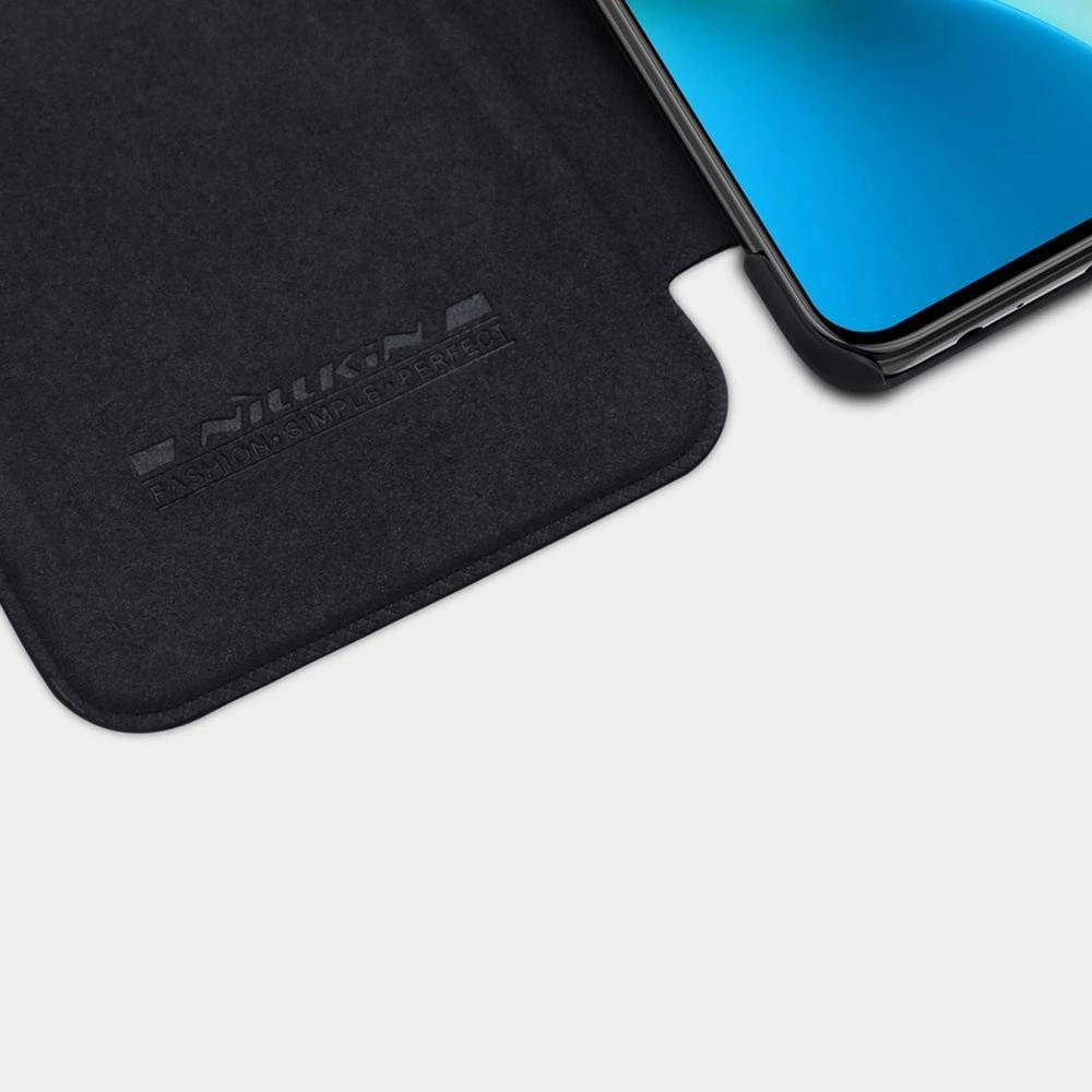 Nillkin Qin leather holster case for Xiaomi Redmi Note 9T 5G blackeng