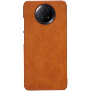 Nillkin Qin leather holster case for Xiaomi Redmi Note 9T 5G browneng